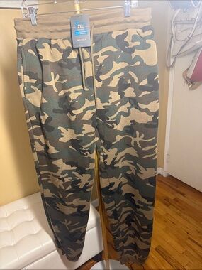 Camo Jogger Sweatpants - Green Camo